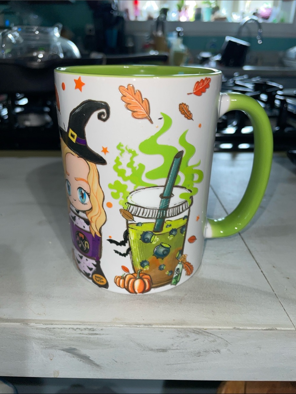 Hocus Pocus Sanderson Sisters embossed coffee mug